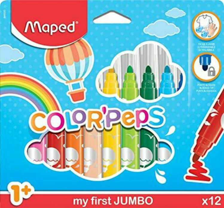 Picture of FR84602010-JUMBO MARKERS COLORPEPS MY FIRST JUMBO X12